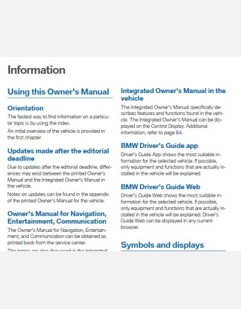 bmw x1 2019 owners manual
